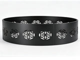32in Fire Ring, Everlasting Flower Pattern, Round, Iron 85585292