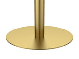 31.5"Square Modern Tulip Dining Table, Sintered Stone Tabletop with Luxury Faux Marble Print, W3316P543040