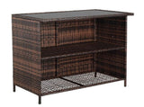 Bar Table And Bar Stool Three-Piece Set Brown Gradient 56323534