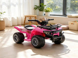 Pink 6V Battery Powered Kids Quad Motorized Four Wheeler Ride on Car with Songs for 18-36Months 32836471