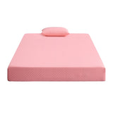 7inch Full and Pillow Set Breathable Fabric Gel-Infused Memory Foam, Pink, B011P213351