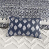 King/Cal King 3 Piece Cotton Duvet Cover Set with Chenille Tufting B035129138