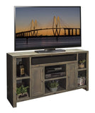 Joshua Creek 64 inch TV Stand Console for TVs up to 70 inches, No Assembly Required, Barnwood Finish GL-B108P160170