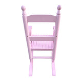 ZNTS Children's rocking light pink chair- Indoor or Outdoor -Suitable for kids-Durable 98976983