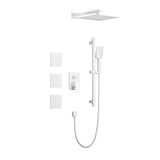 Shower System with Shower Head, Hand Shower, Slide Bar, Bodysprays, Shower Arm, Hose, Valve Trim, W2287141344