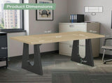 70.86" Executive Desk, Modern Computer Desk with Storage for Home Office 22779403