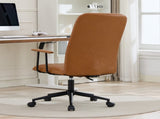 Antique brown PU leather color office chair, with armrest, high backrest, soft foam seating, 360 W3149P375077