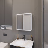 Morenci Medicine Cabinet With Included Mirror And 1 Door, White B128P237176