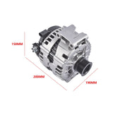 12V 220A Alternator Fits for Mercedes-Benz S550 2007-2009 CL550 2007-08 11305 CW S6 IR/IF 12072232