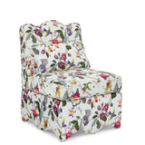 Flannel single dining chair with soft seat cushion and backrest, no armrests, matching pillow can be W487P228749