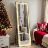 LED Mirror Full Length Mirror with Lights Wide Standing Tall Full Size Mirror for Bedroom Giant Full W2709P178789