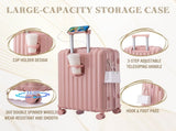 20"/24"/28" 3 pcs/set in ABS Spinner Wheel Luggage, Carry on Suitcase, with Cup Holder & USB Port & 18102904