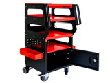 4 LEVEL MULTI PURPOSE TROLLEY FOR DIAGNOSTICS-BLACKRED W1102P218359
