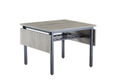 Folding Dining Table, 1.2 inches thick table top, for Dining Room, Living Room, Grey, 63.2'' L x W1162104707