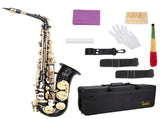 Alto Saxophone E-Flat Alto SAX Eb with 11reeds, case,carekit, Black Color 54900076