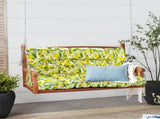 Outdoor Swing Cushions 63 Inch, Waterproof 4" Thick Porch Swing Cushion Replacement with Backrest 92934738