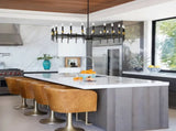 24-Light Black Gold Chandelier, 37.63" Modern Farmhouse Chandelier for Dining Room Over Table, Large 12853131