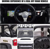 Large Wheels 2 Seater Kids Electric Car Powerful Electric Ride On Truck w/Remote Control, 2 Speeds, 40292667