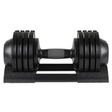 ZNTS 52LBS Adjustable dumbbell steel and plastic W285135290