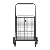 Large Shopping Cart,Grocery Cart on Wheels, Foldable Utility Shopping Carts with Double Basket and W1961P290530