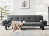 MEGA fabric sofa, medieval love seat sofa furniture, with pillows, living room button tufted sofa, W97543711