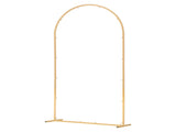 Gold Metal Arch Backdrop Stand, 6.6 x 3.3 ft, Durable Frame, Simple Setup, Decorative 62157734