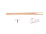 13 x 3.5" Snare Drum Poplar Wood Drum Percussion Set Tiger Stripes 32715714