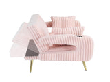The straight-row white corduroy sofa with throw pillows, featuring a minimalist style, is suitable W1658P251982