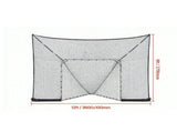 12x9 ft Hockey & Lacrosse Goal Backstop Net, Quick Easy Setup Training Net with Extended Coverage 66168337