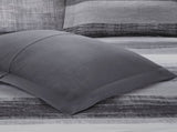 9-Piece Queen 9 Piece Comforter Set with Cotton Bed Sheets,Black B035P408251