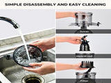 Juicer Machines, Slow Juicer Wide Feed Chute Cold Press Juicer for Vegetables & Fruits, High Juice 12995337
