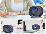 New desktop small fan Rechargeable desktop fan Portable office student dormitory home mini fan 34964222