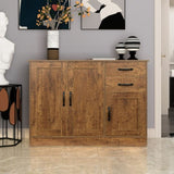 ZNTS Modern Wood Buffet Sideboard with 2 doors&1 Storage and 2drawers -Entryway Serving Storage Cabinet W33137240
