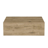 Milano Floating Nightstand , End Table, Side Table Wall-Mounted with Drawer -Macadamia -Bedroom B070137824
