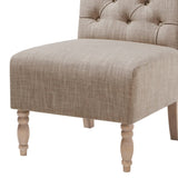 ZNTS Tufted Armless Chair B03548195