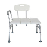 ZNTS Medical Bathroom Safety Shower Tub Aluminium Alloy Bath Chair Transfer Bench with Wide Seat & Padded 48856399