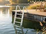5-Step Removable Dock Ladder, 350 lbs Load Capacity, 4'' Wide Non-Slip Steps, for Pontoon Boat, 85646111