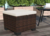 2 Pieces Wicker Outdoor Ottomans 16276704