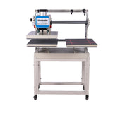 16x24 pneumatic sliding dual-platen hot press with infrared positioning and built-in air compressor W1883P292681