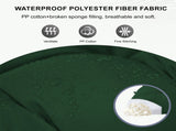 Outdoor Swing Cushions 70 Inch, Waterproof 4" Thick Porch Swing Cushion Replacement with Backrest 80051449