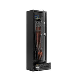 8 - Gun Capacity Rifle Safe. Holds Rifles, Pistols, Shotguns. Digital Lock for Quick Access. W396P272391