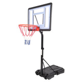 HY-B064S Portable Movable Swimming Pool PVC Transparent Backboard Basketball Stand 91694053