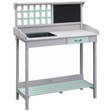 Garden Work BenchOpen Shelf Storage 66780320