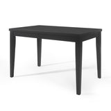 Wood Counter Height Dining Table, Antique Black, 35"D x 59.1"W x 36.5"H 69004.00BLK