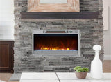 25" Electric Fireplace Heater - 6 Flame Modes , Infrared Heating, Sleep Mode & 37039254