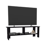 Navia 47" Wide Tv Stand with Two Shelves, for Living room, Bedroom, Entertainment Black Wengue B200P286939