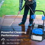 2300 PSI 1.8 GPM electric high-pressure cleaning machine with wheels 92414295
