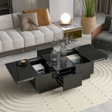 ON-TREND Coffee with 2 large Hidden Storage Compartment, Extendable Cocktail WF303591AAB