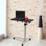 ZNTS Home Use Multifunctional Lifting Computer Desk Black 08659698