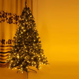 Pre-lit Christmas Tree 7.5ft Artificial Hinged Xmas Tree with 400 Pre-strung Led Lights Foldable 41541713